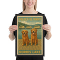 Norris Lake Custom Framed Print (12"x18")