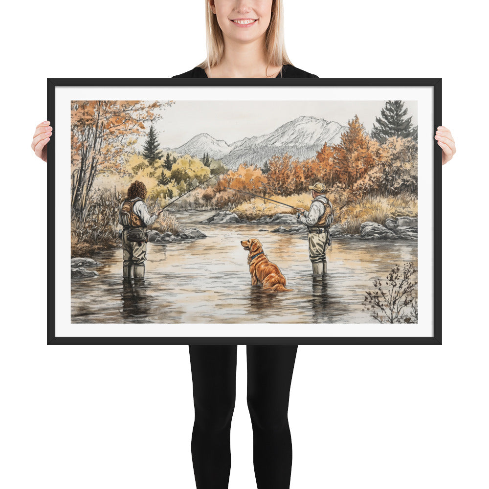 Catch &amp; Retrieve Framed Print