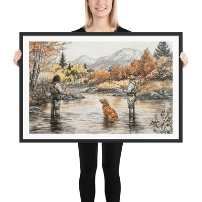Catch &amp; Retrieve Framed Print
