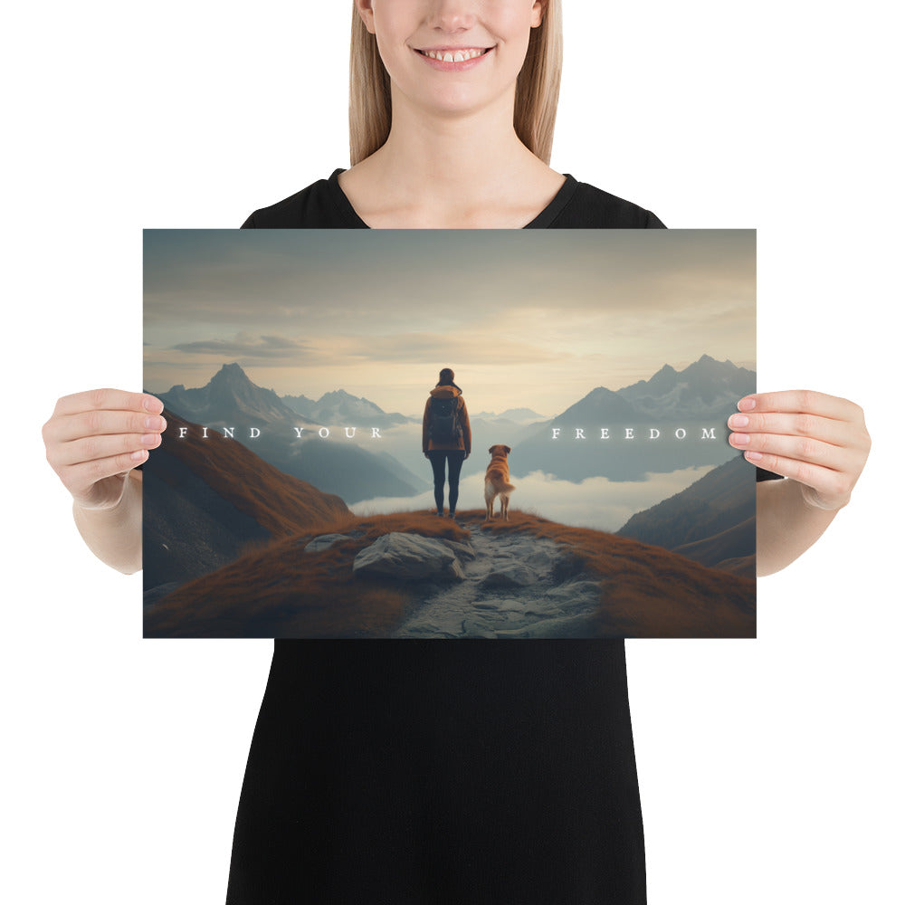 Golden Peaks Print
