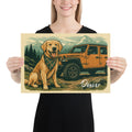 Rocky Mountain Retriever Print