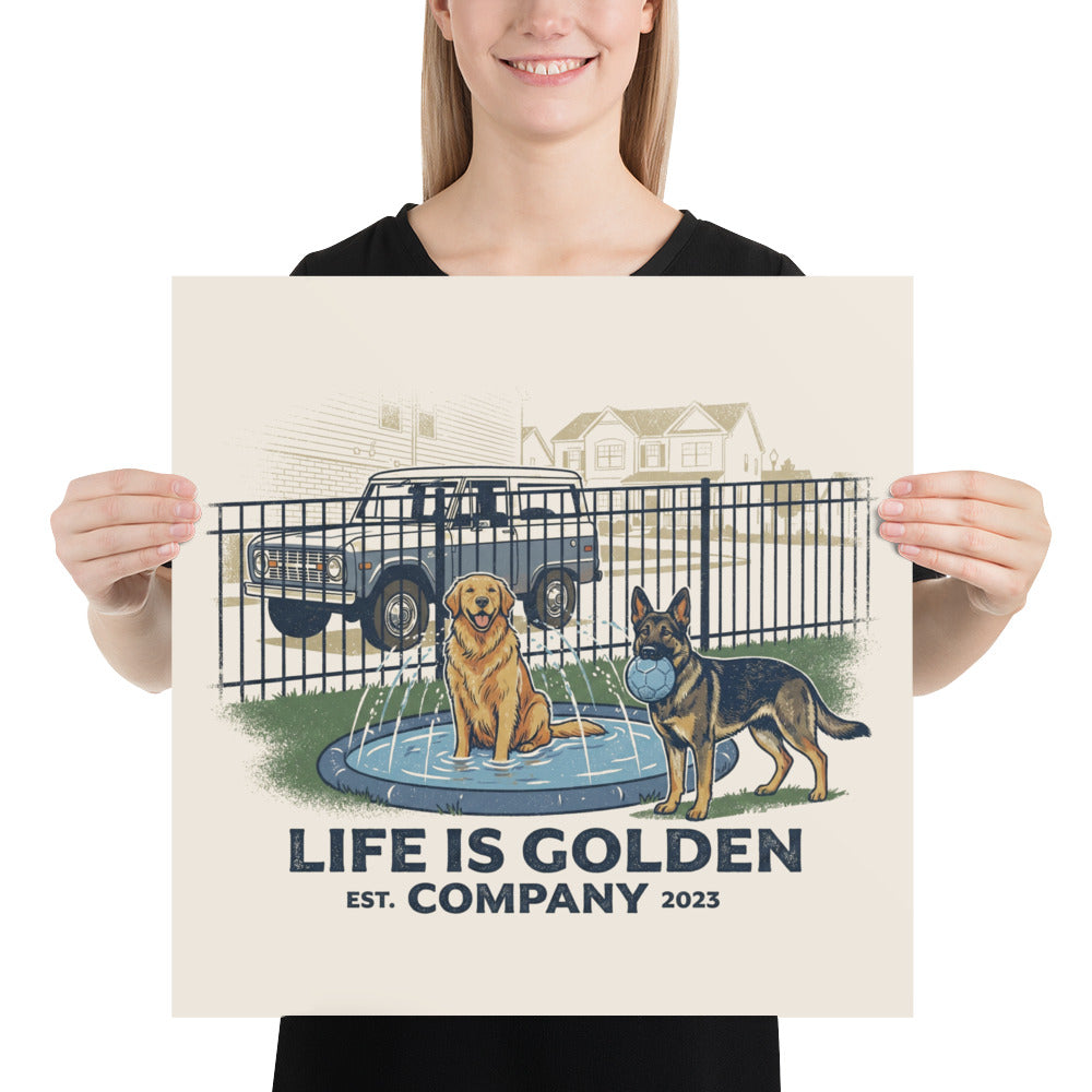 Splash Pad Pals Poster