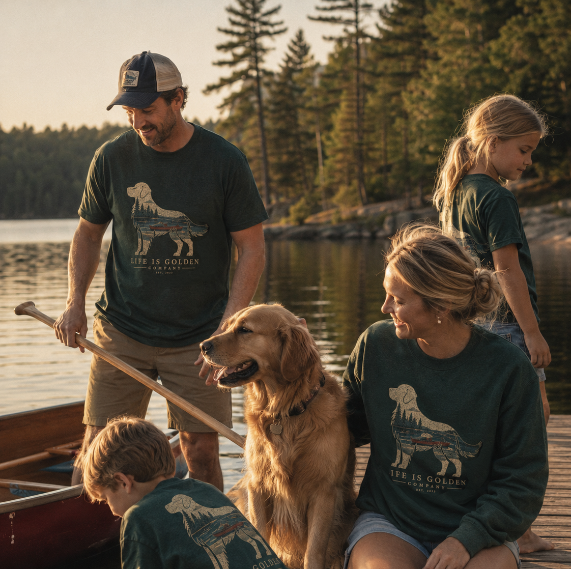 Canoe afternoon · everybody aboard