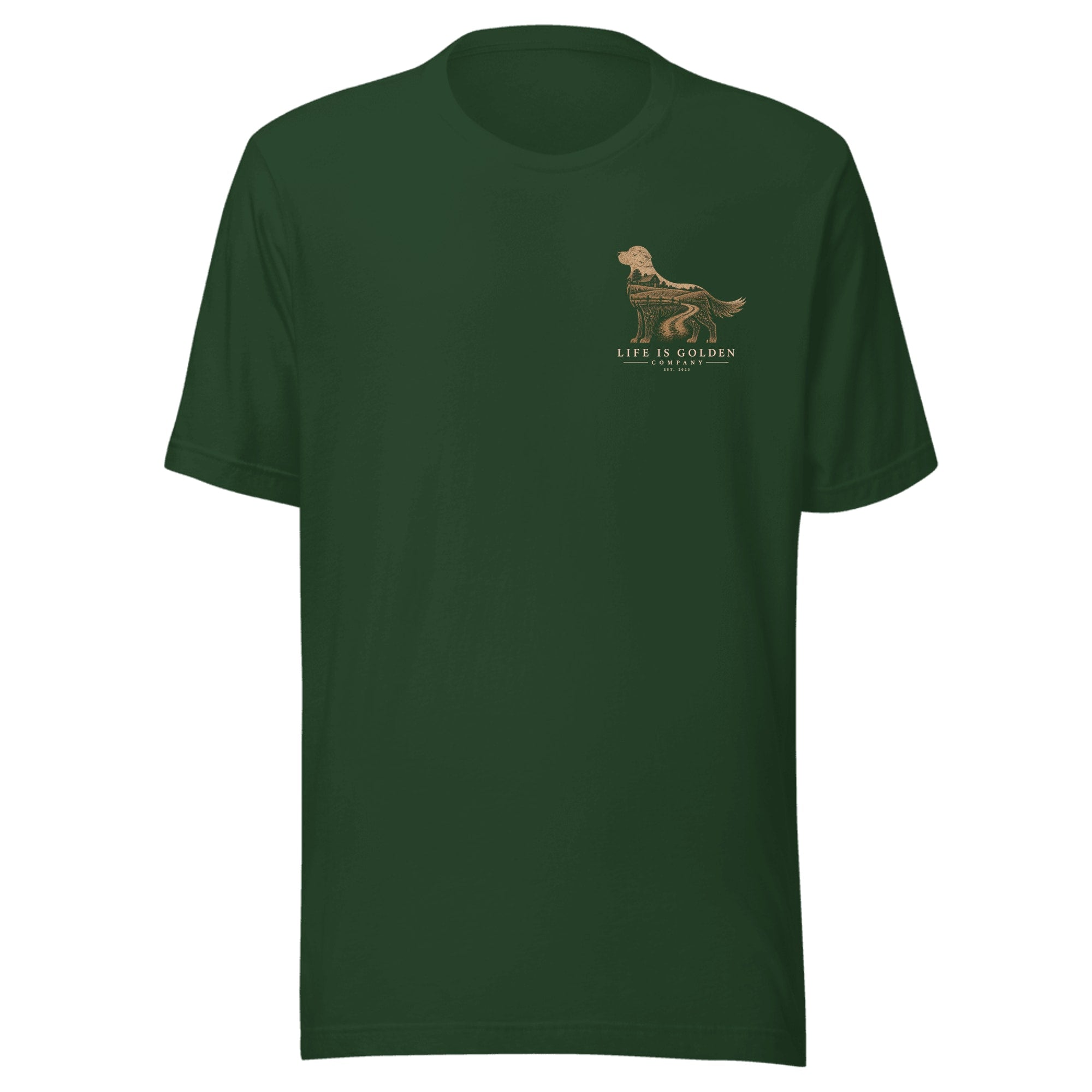 The Homestead Golden Tee — Forest (front)