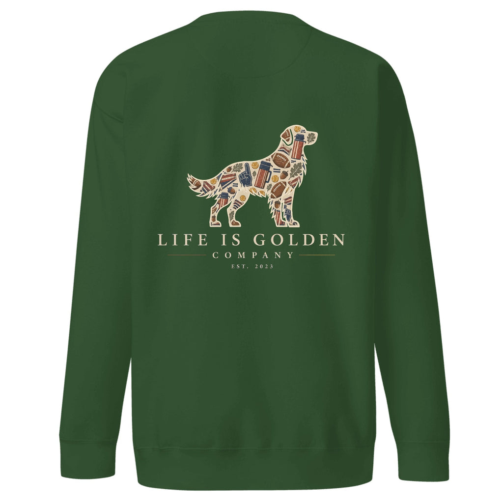 The Tailgate Crewneck — Forest Green