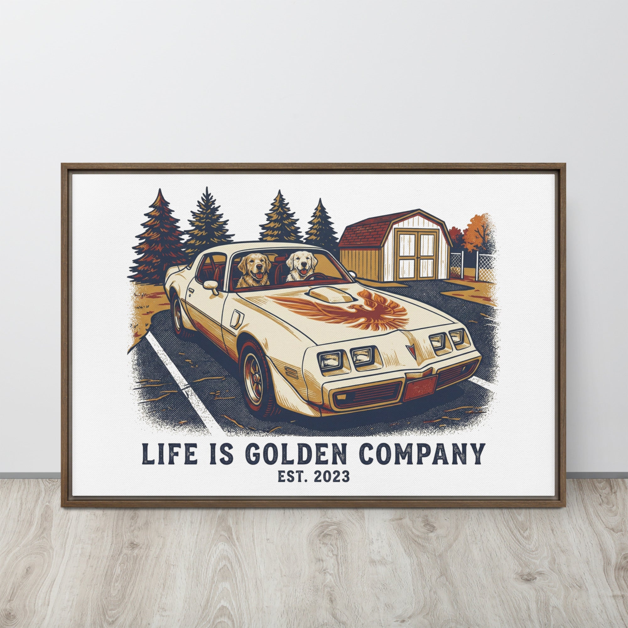 '78 Trans Am 24X36 Framed canvas