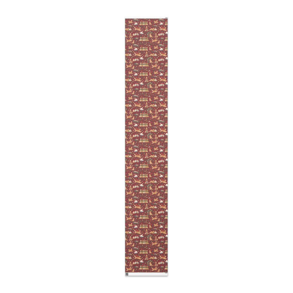 Five Golden Rings Wrapping Paper — the full 15 ft roll