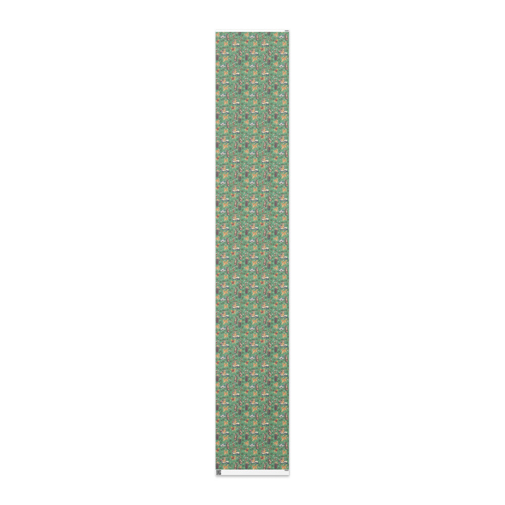 Holiday Rounds Wrapping Paper — the full 15 ft roll