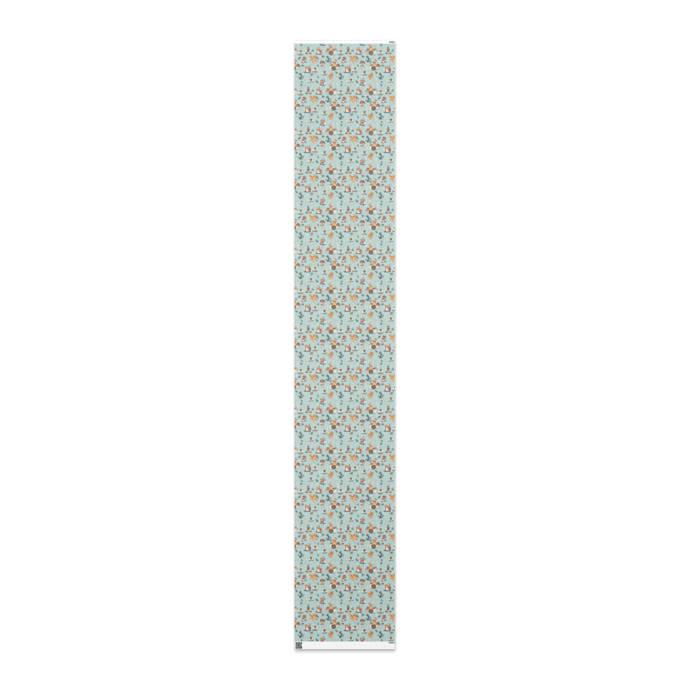 Holiday Harbor Wrapping Paper — the full 15 ft roll