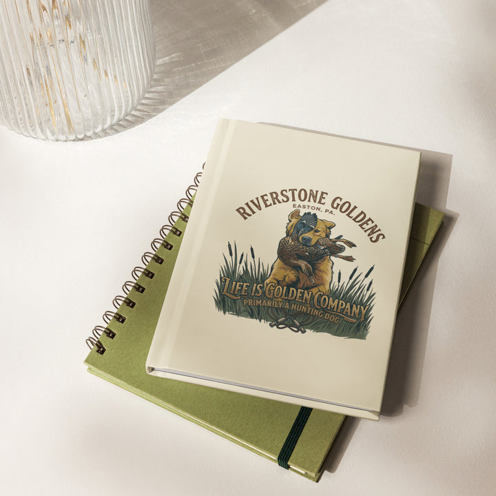 Riverstone Goldens Hunting Hardcover Journal
