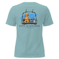 One More Lap Women's Relaxed Tee — Heather Blue Lagoon