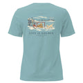 Pondside Intermission Women's Relaxed Tee — Heather Blue Lagoon