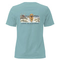 Driftwood Fetch Women's Relaxed Tee — Heather Blue Lagoon