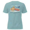 Winter Boat Yard Women's Relaxed Tee — Heather Blue Lagoon