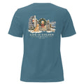 Wreath Greeter Women's Relaxed Tee — Heather Deep Teal