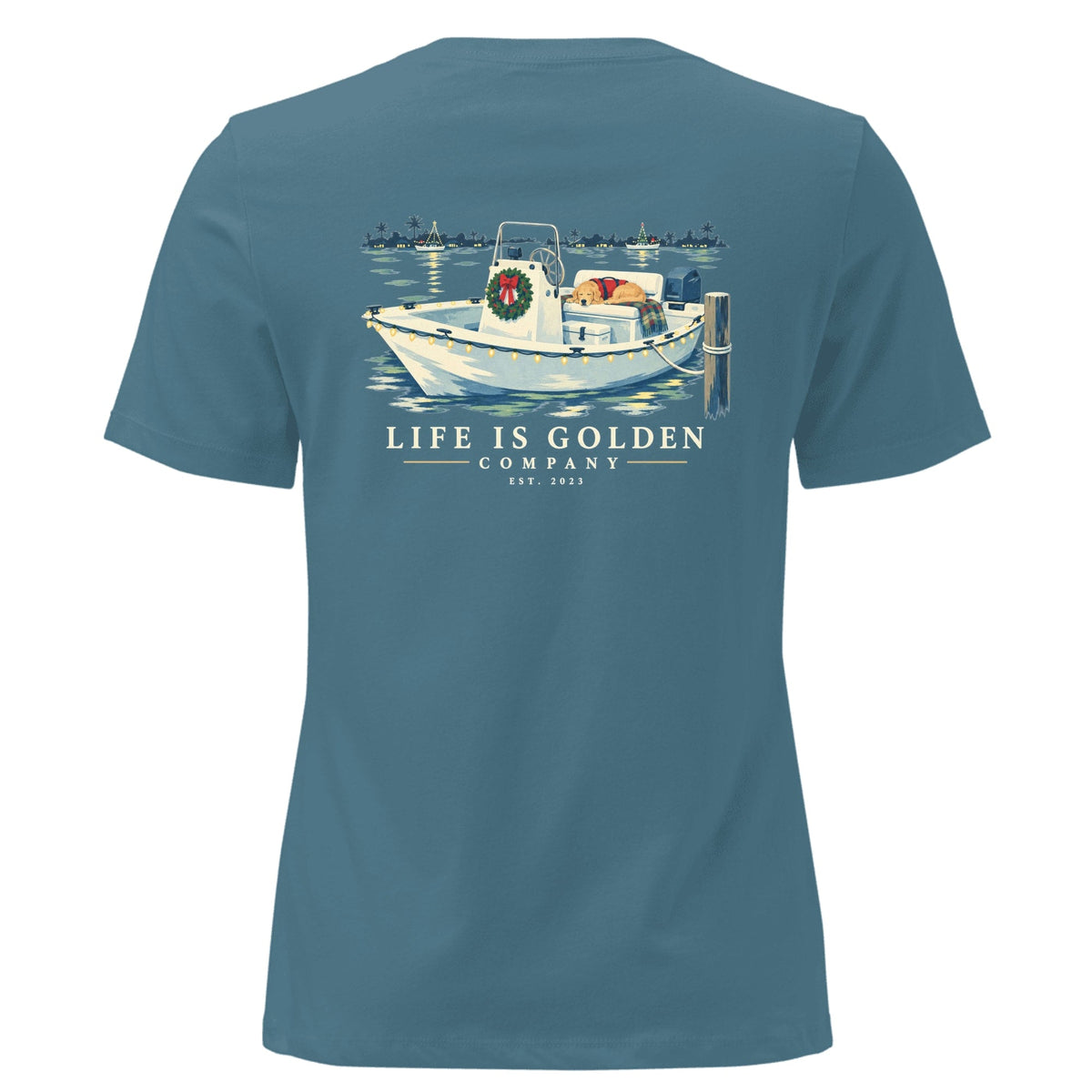 Parade Captain Women's Relaxed Tee — Heather Deep Teal