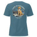 Dockside Delivery Women's Relaxed Tee — Heather Deep Teal