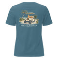 Coastal Christmas Ride Women's Relaxed Tee — Heather Deep Teal