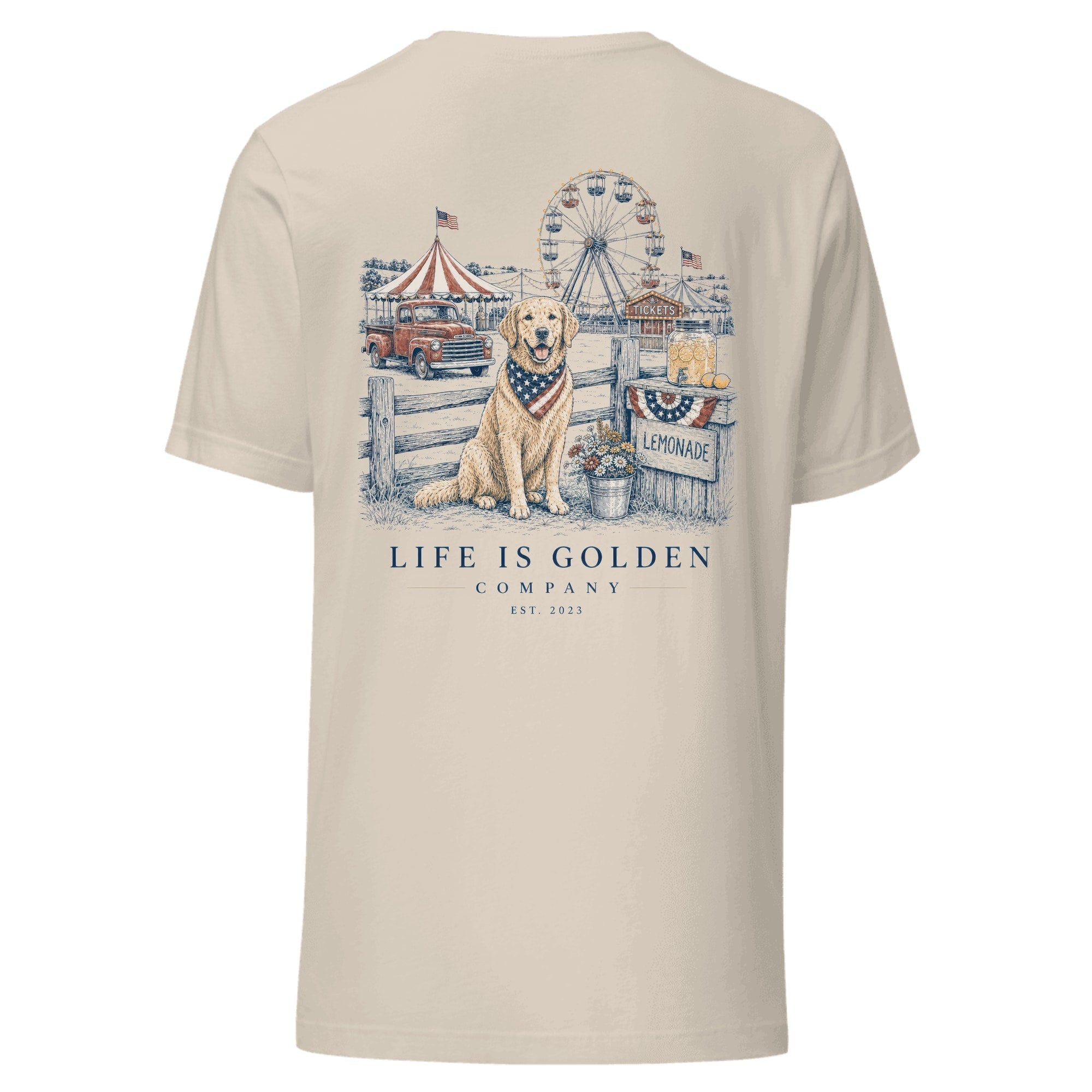 The Fairground Tee — Heather Dust