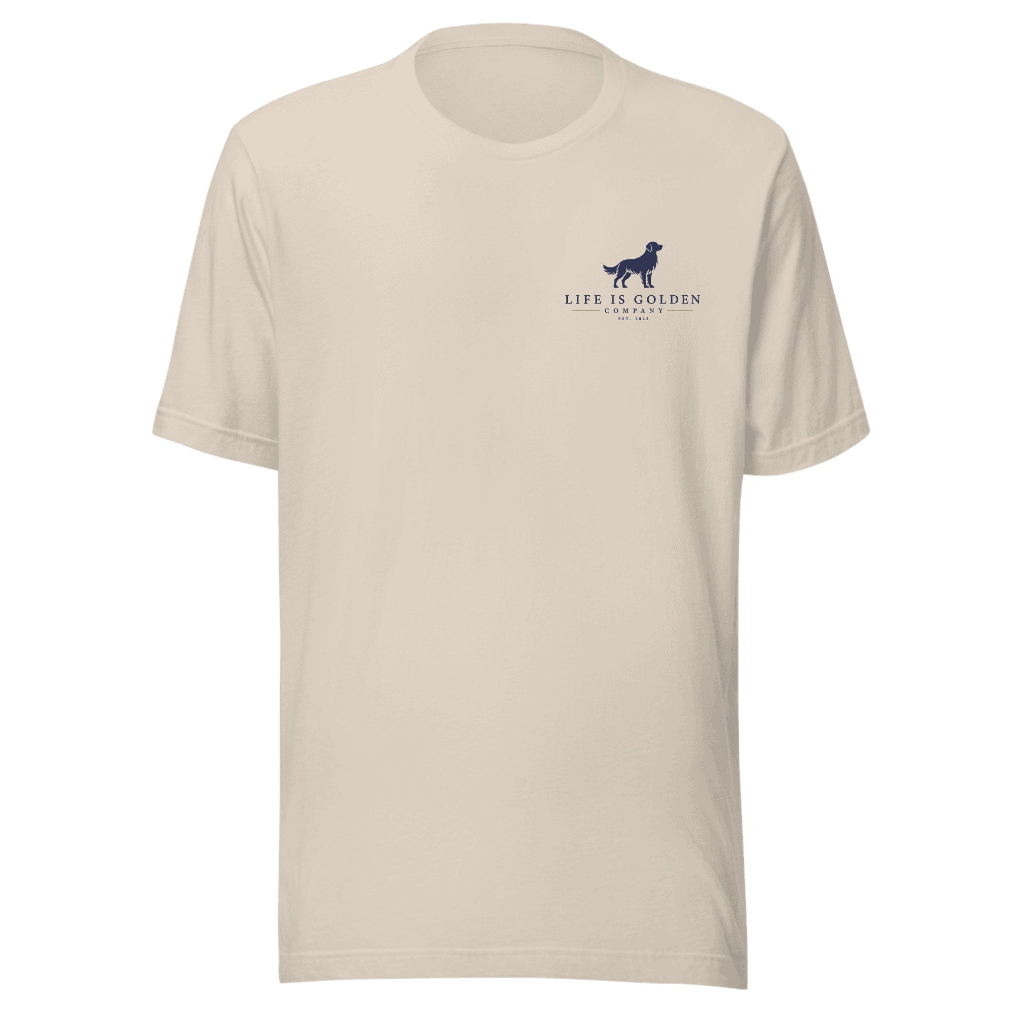 The Friday Night Lights Tee — Heather Dust (front)