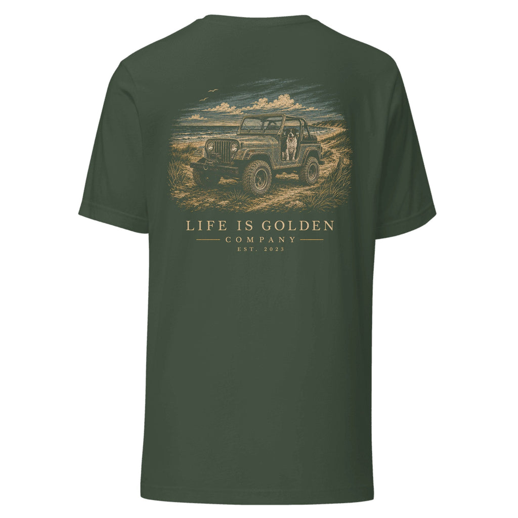 The Trailhead Copilot Tee — Heather Forest