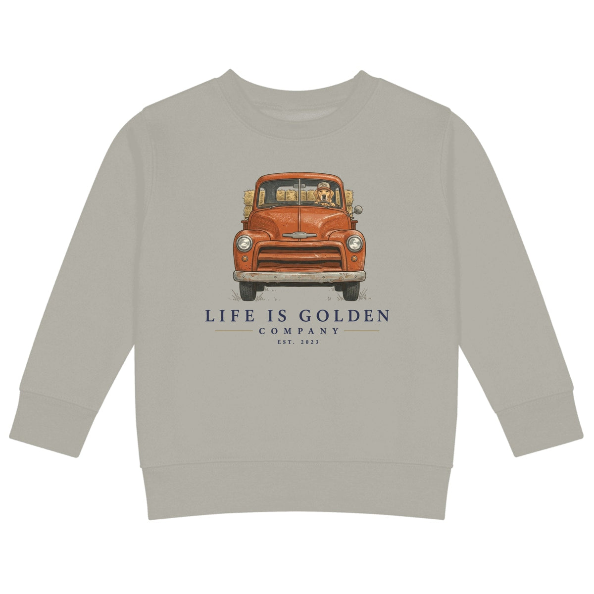 The Barn Chore Kids Crewneck — Heather