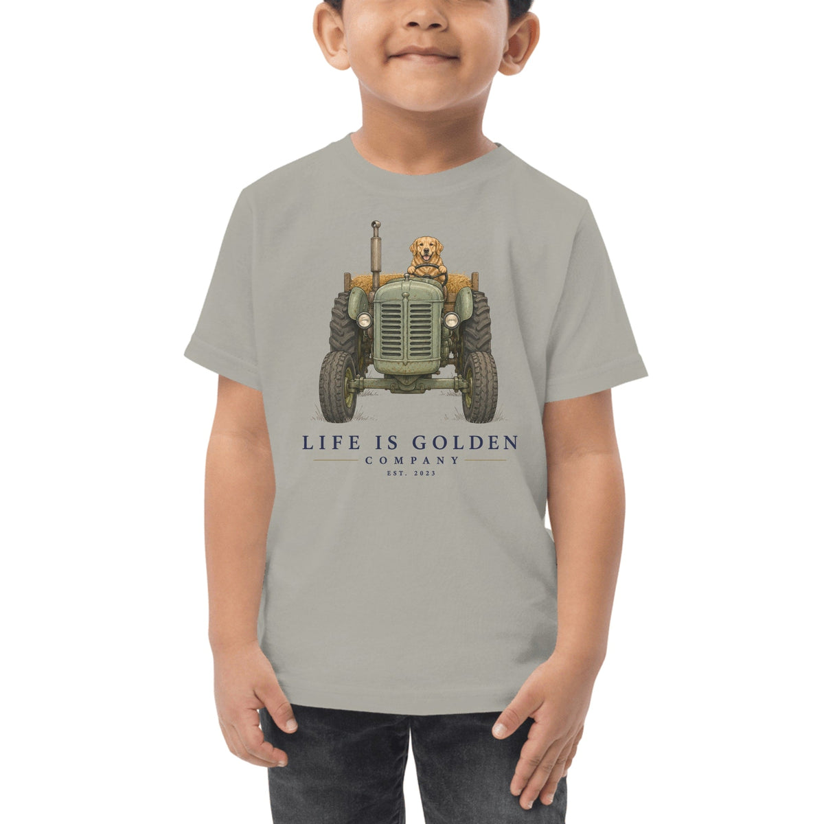 The Hay Haul Toddler Tee — Heather