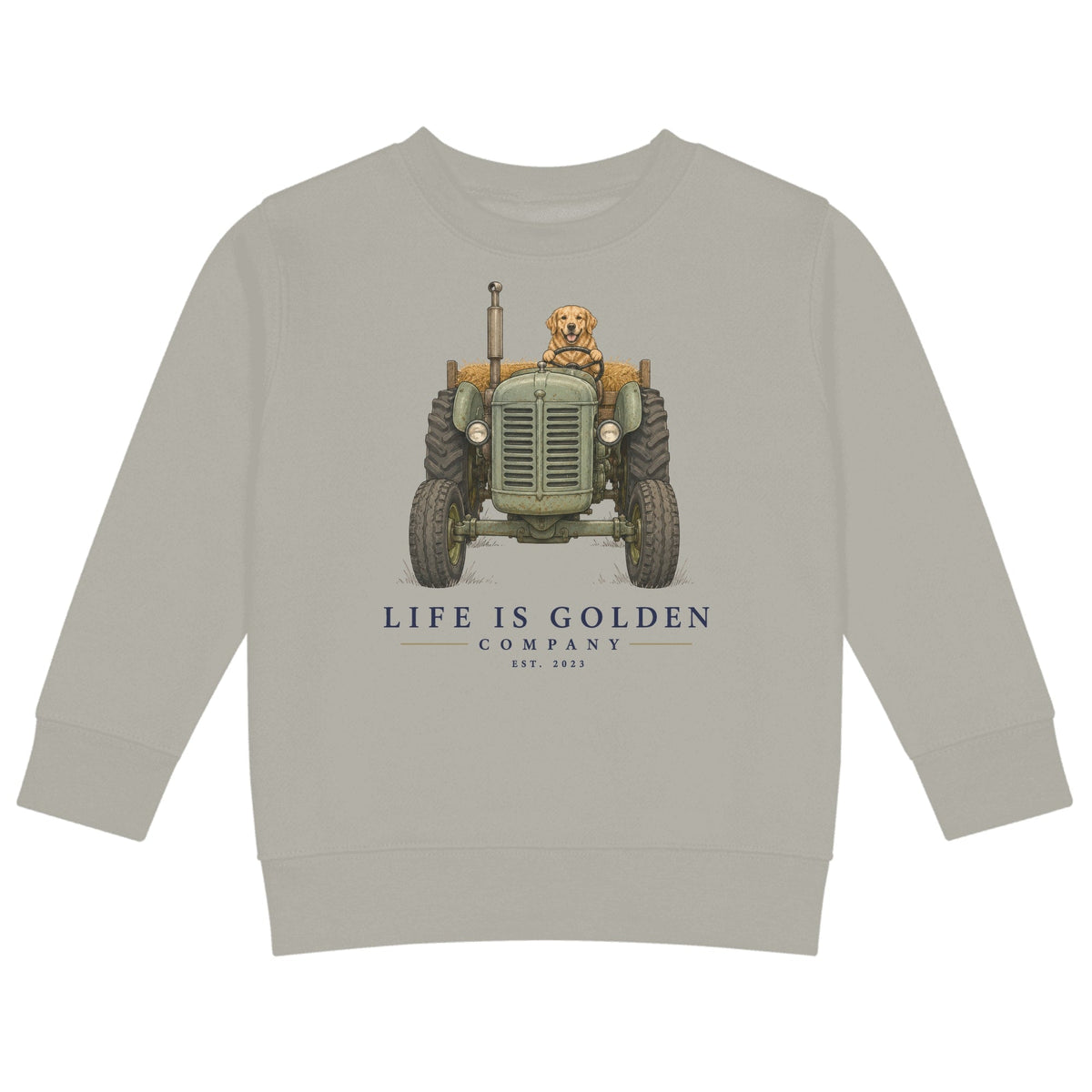 The Hay Haul Kids Crewneck — Heather