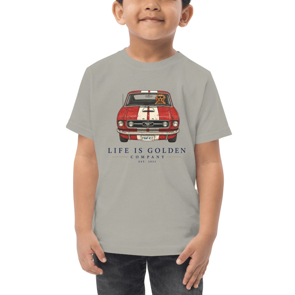 The Pony Run Toddler Tee — Heather