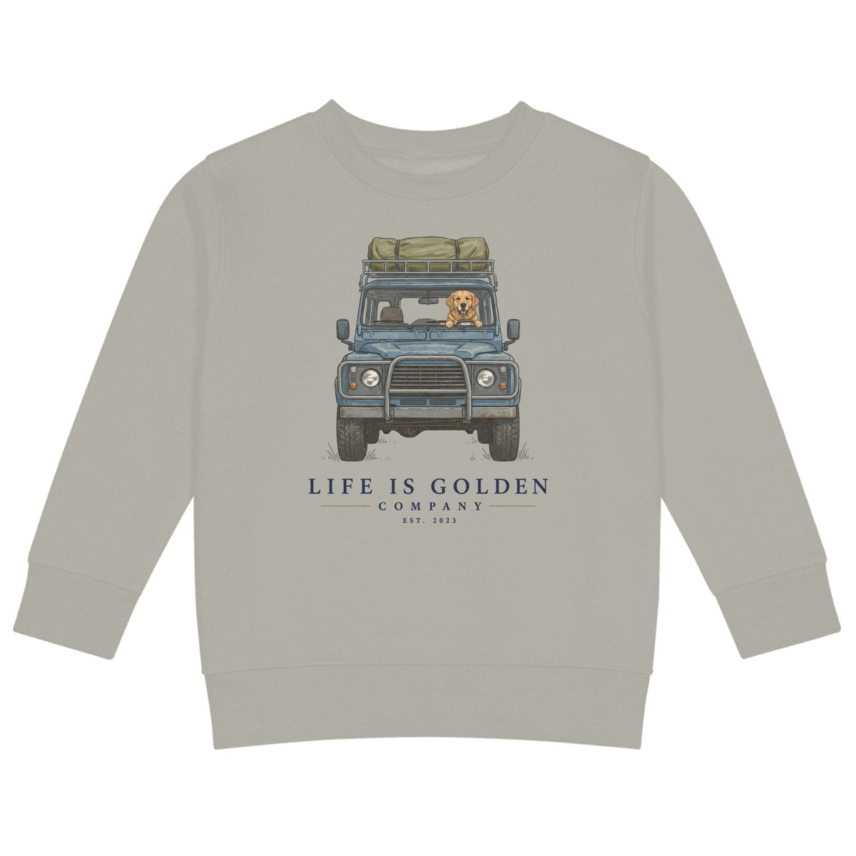 The Base Camp Kids Crewneck — Heather