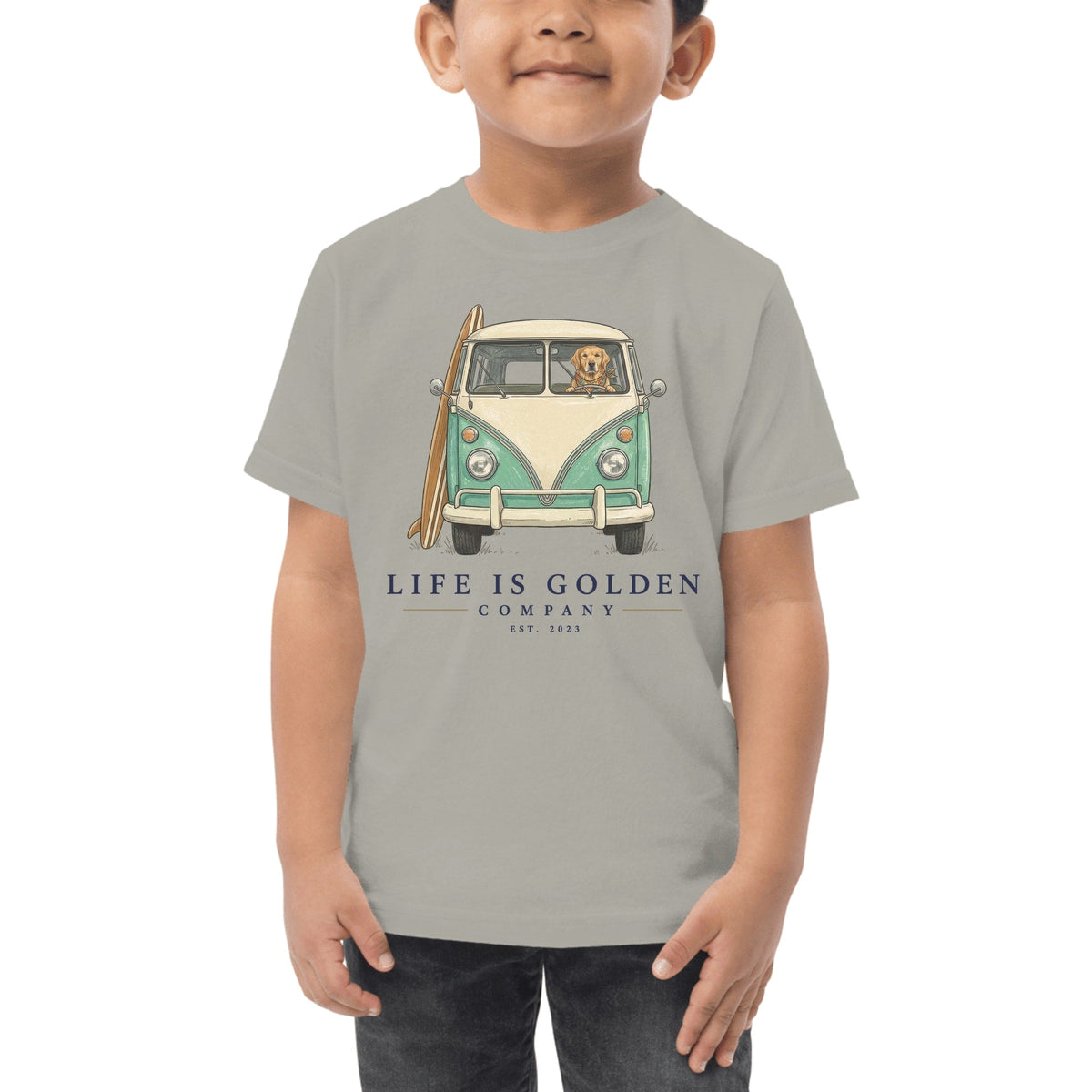The Board Rider Toddler Tee — Heather