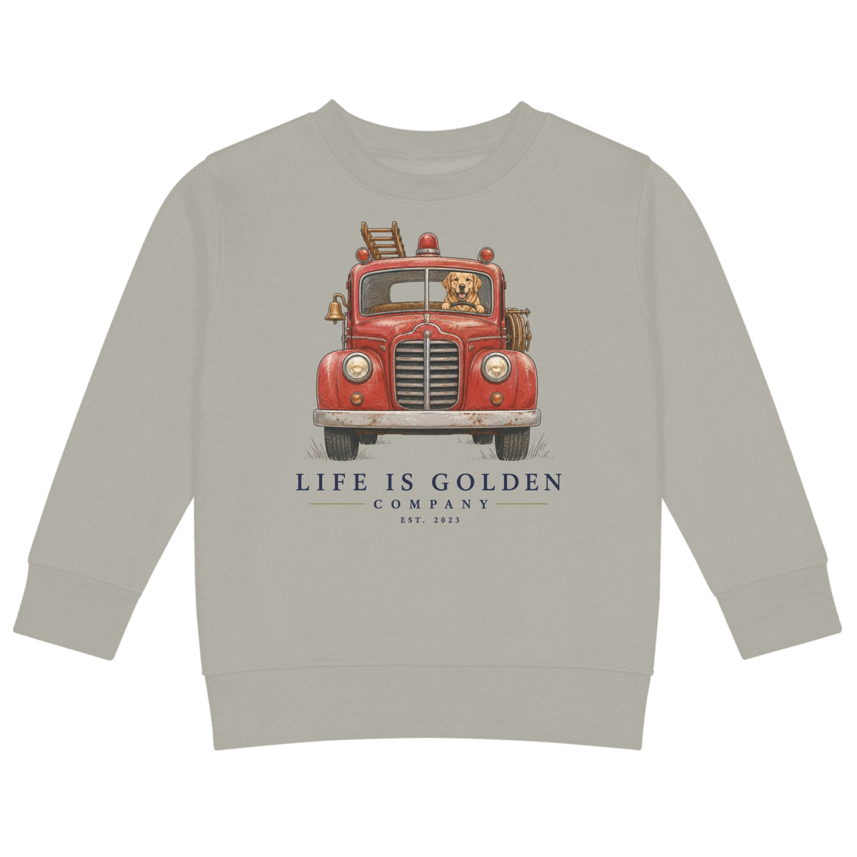 The First Alarm Kids Crewneck — Heather