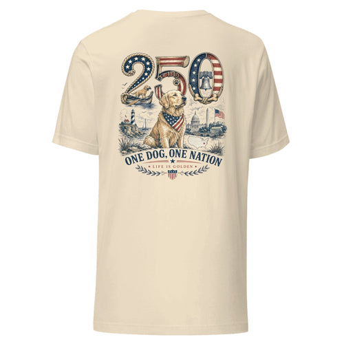 The Semiquincentennial Tee — Heather Natural