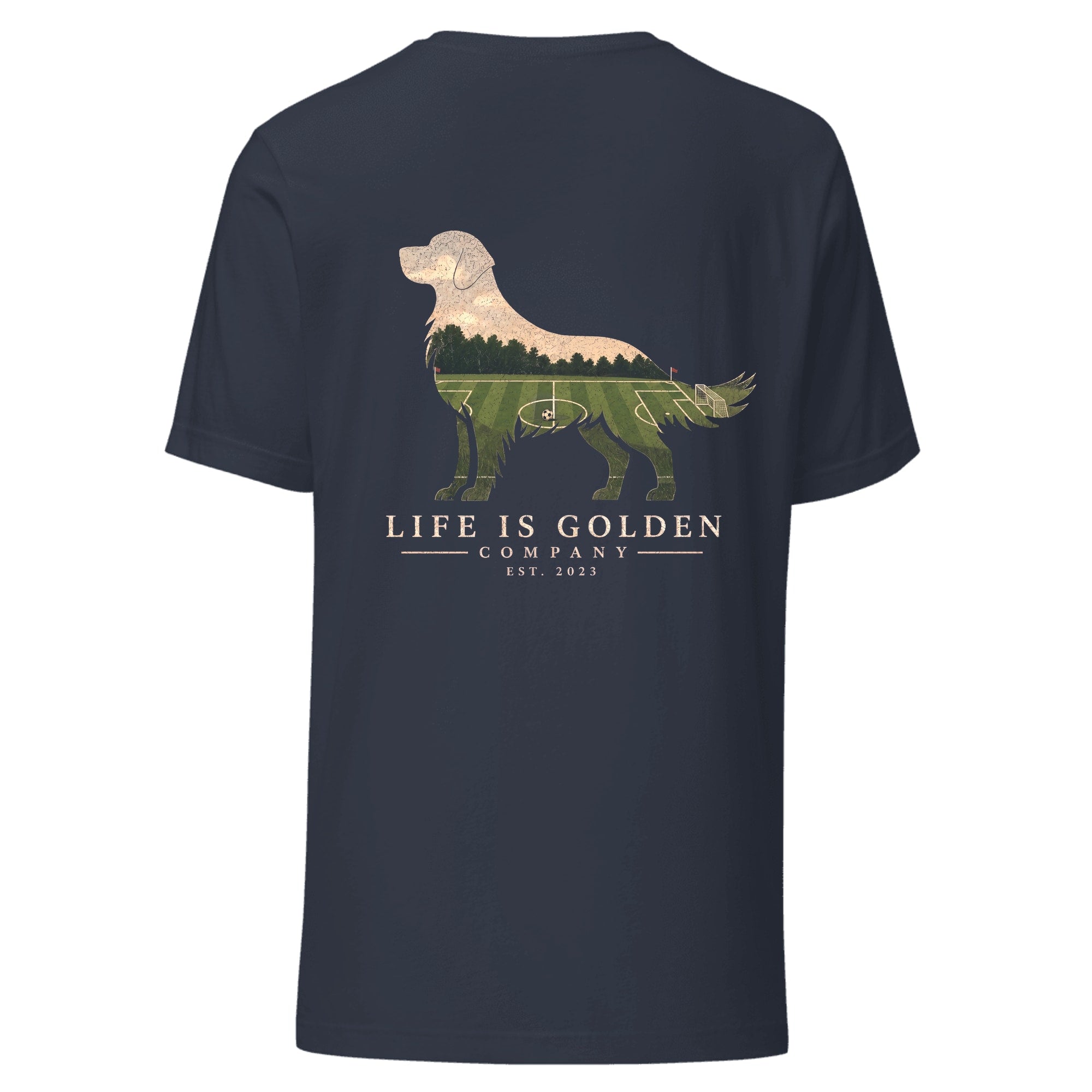The Match Day Golden Tee — Heather Navy