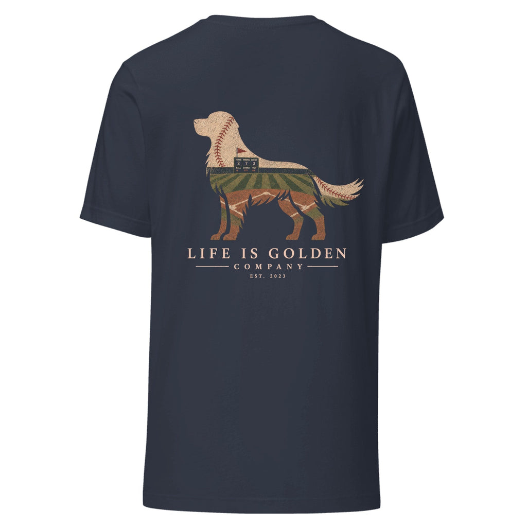 The Home Team Golden Tee — Heather Navy