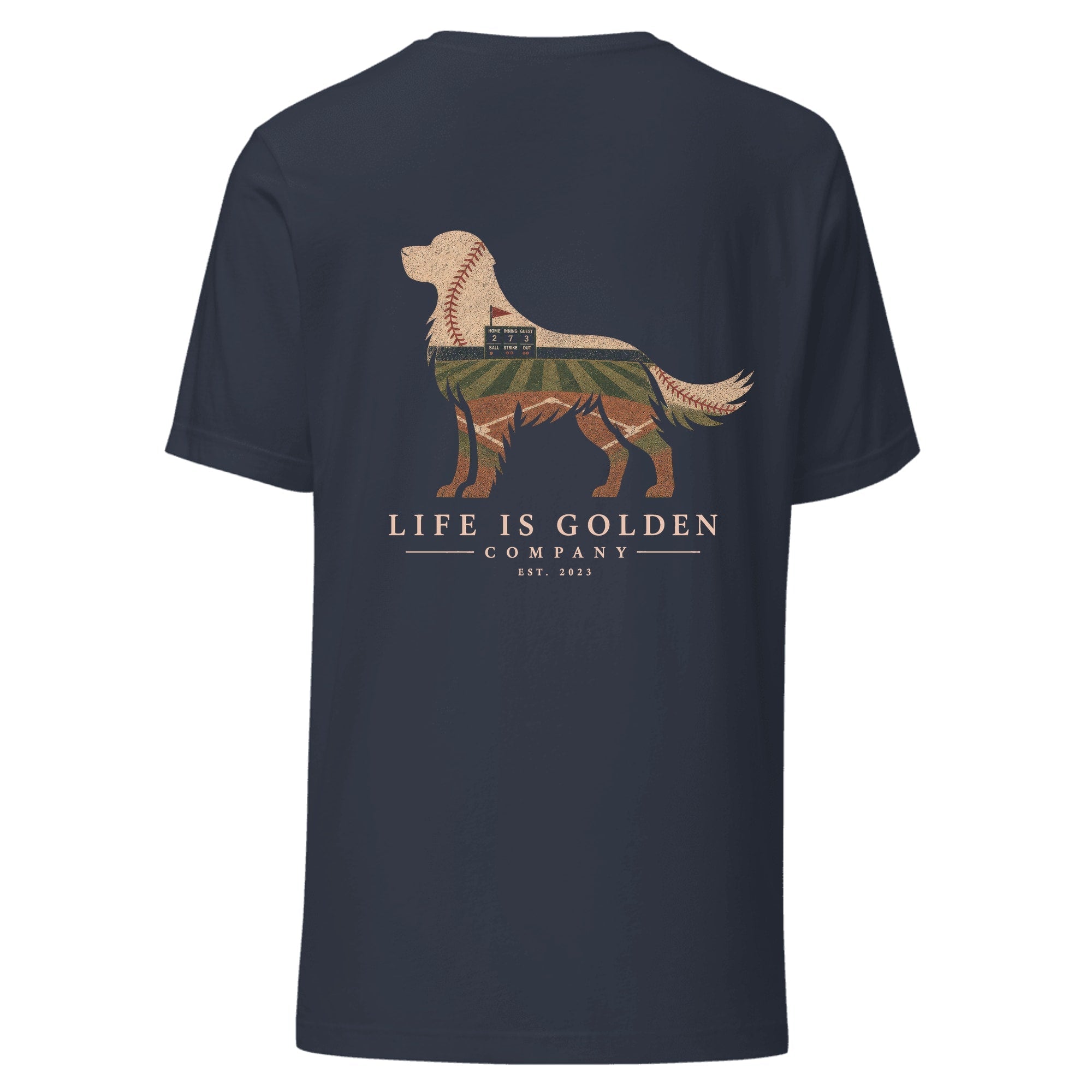 The Home Team Golden Tee — Heather Navy