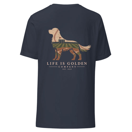 The Home Team Golden Tee — Heather Navy