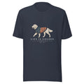The Old Glory Tee — Cream — Heather Navy