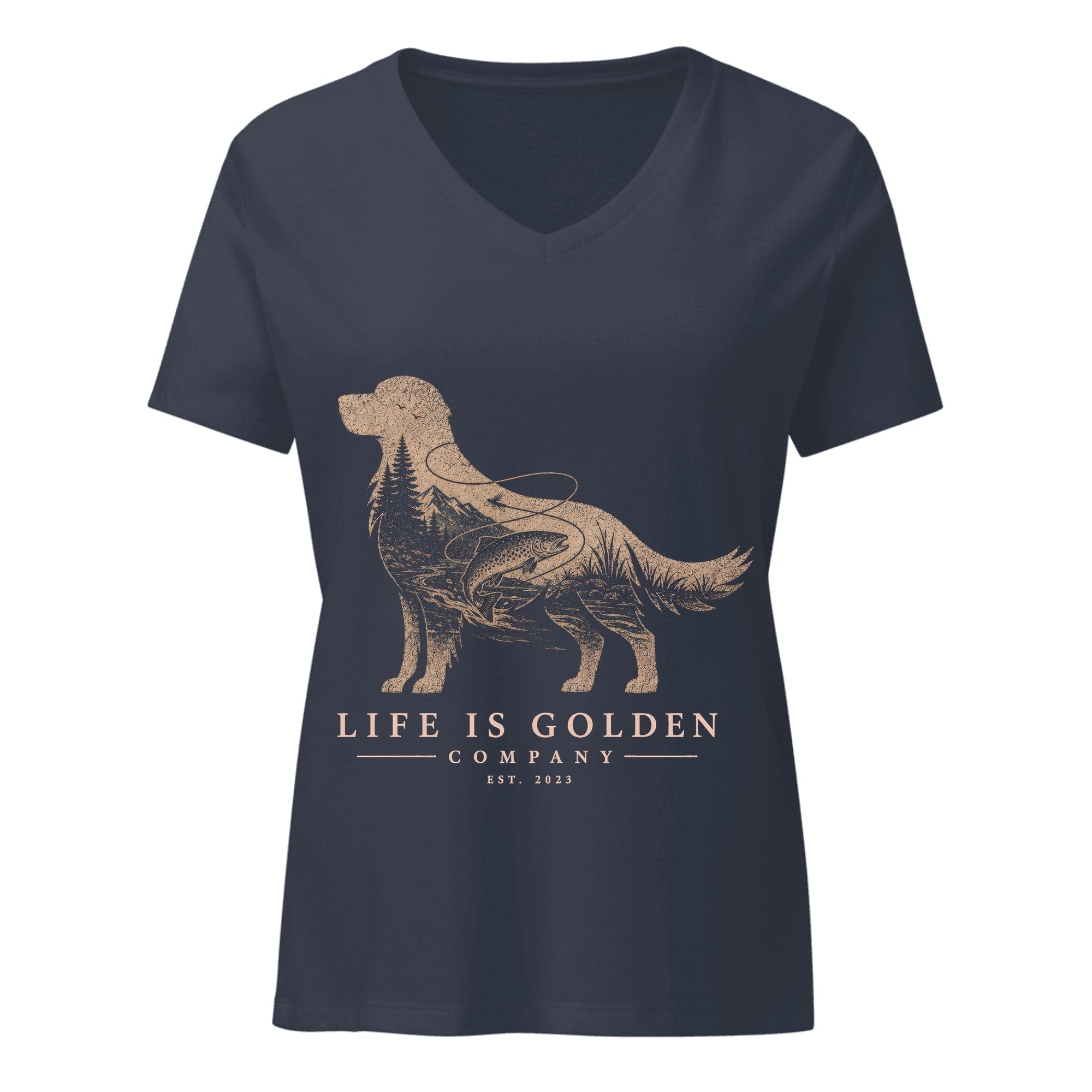 The Riverbend Golden — Heather Navy