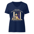 The Homecoming Door Women's V-Neck — Heather Navy