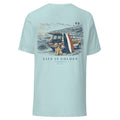 Surfer's Delight Tee — Heather Prism Ice Blue