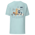 The Bench Boss Tee — Heather Prism Ice Blue