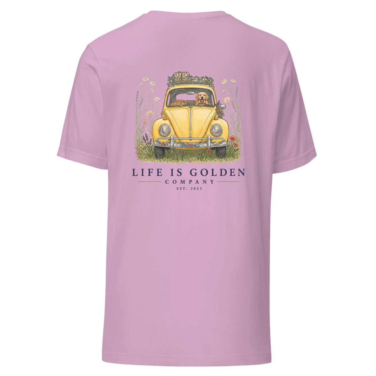 The Wildflower Detour II Tee — Heather Prism Lilac