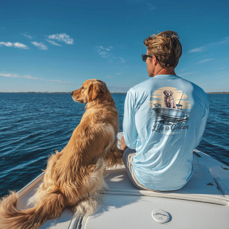 UV Protection Long Sleeve | Golden Hour Boat Shirt
