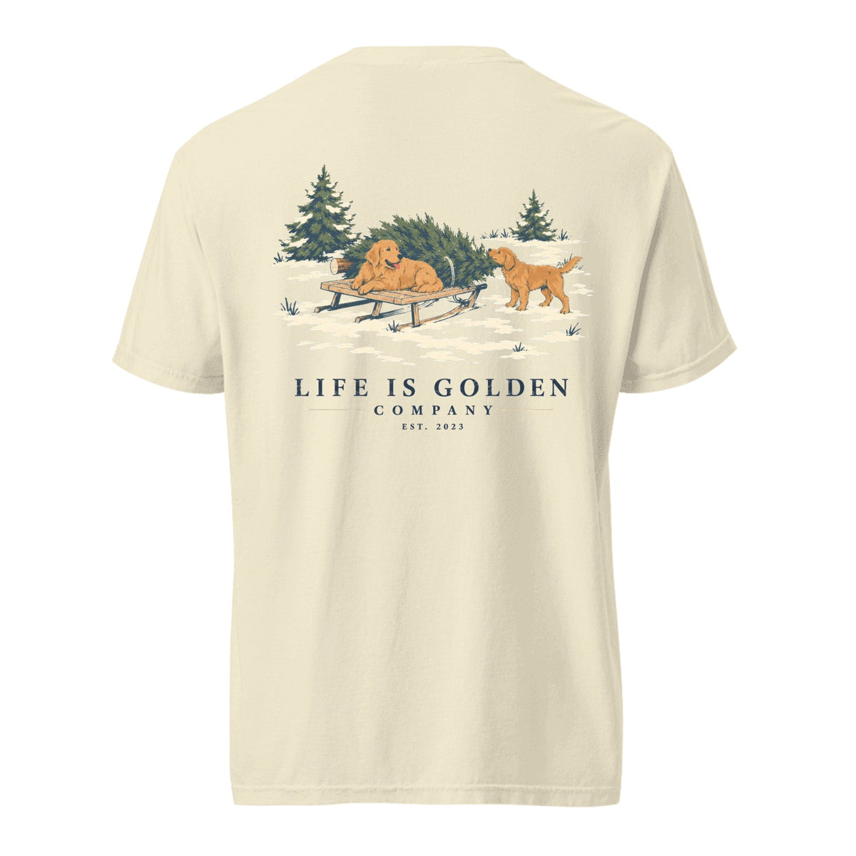 This Year's Tree Heavyweight Tee — Ivory