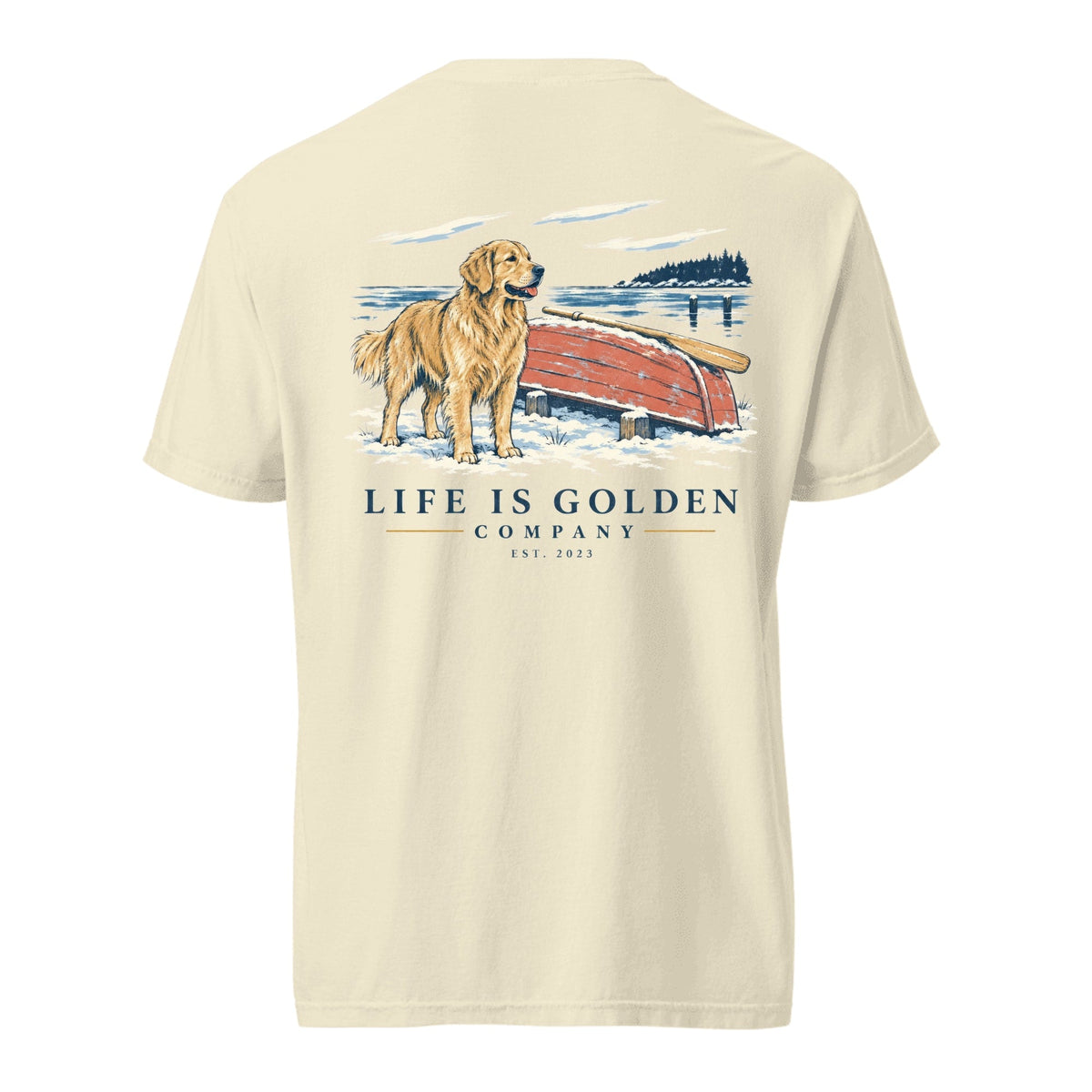 Winter Boat Yard Heavyweight Tee — Ivory