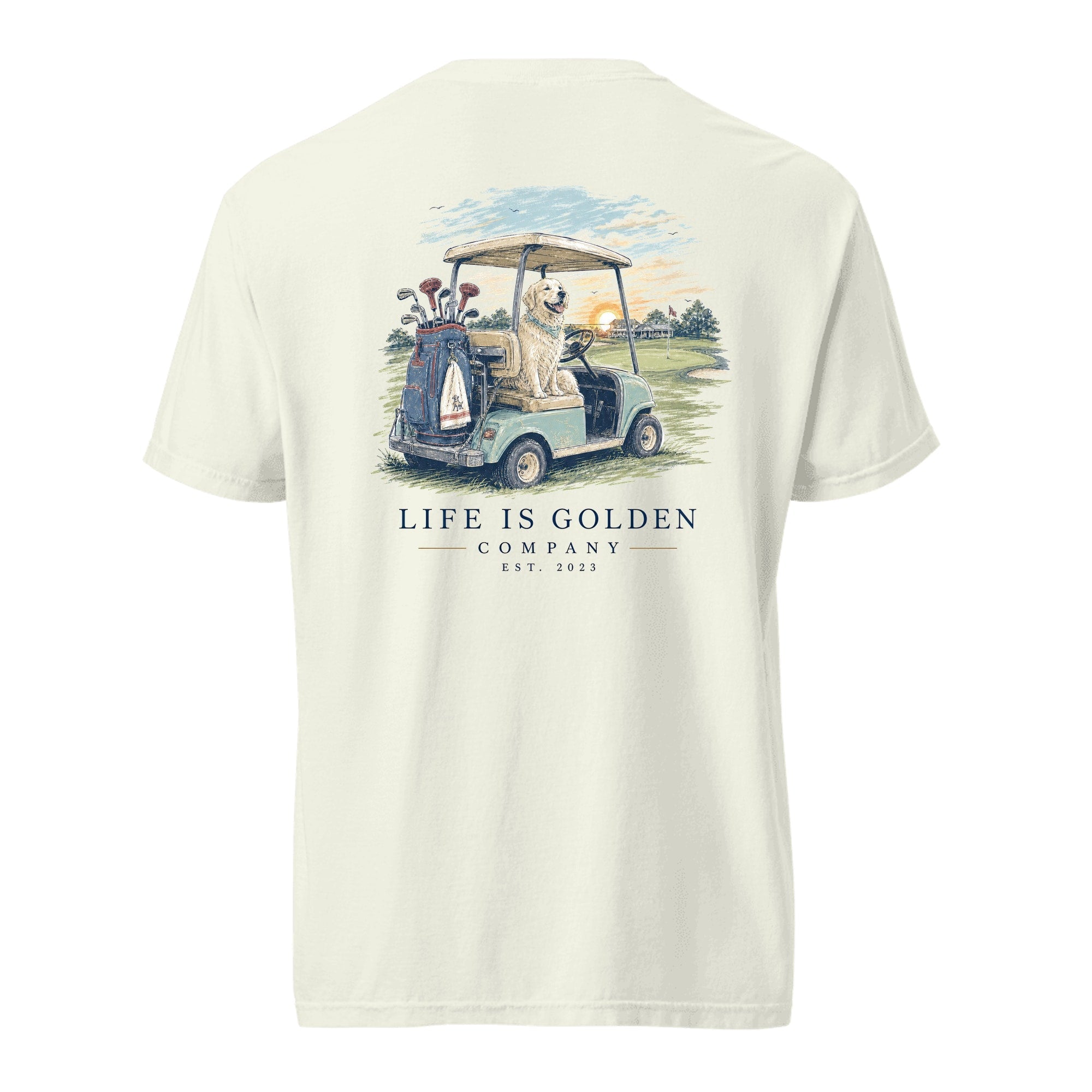 The Cart Path Tee — Heavyweight Tee — Ivory