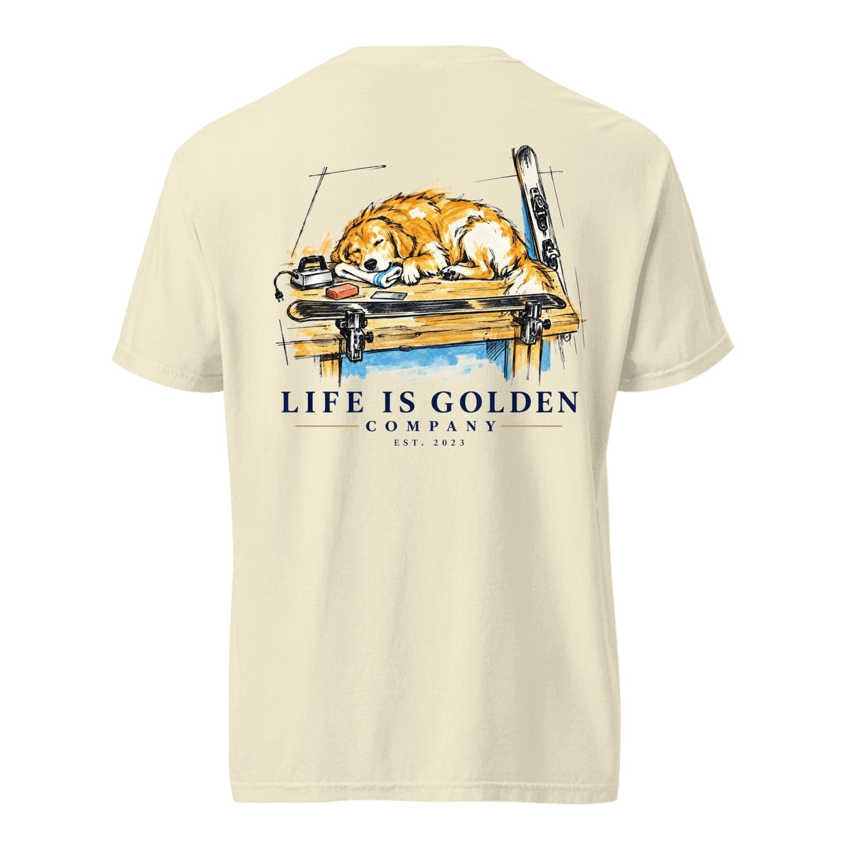 Tuning Break Heavyweight Tee — Ivory
