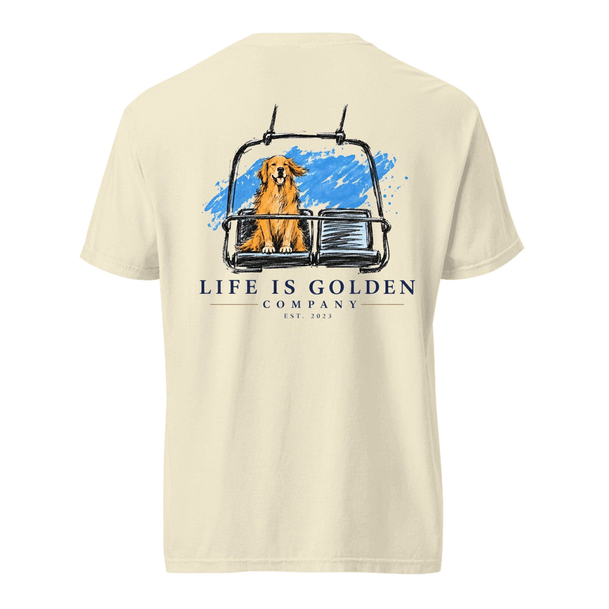 One More Lap Heavyweight Tee — Ivory