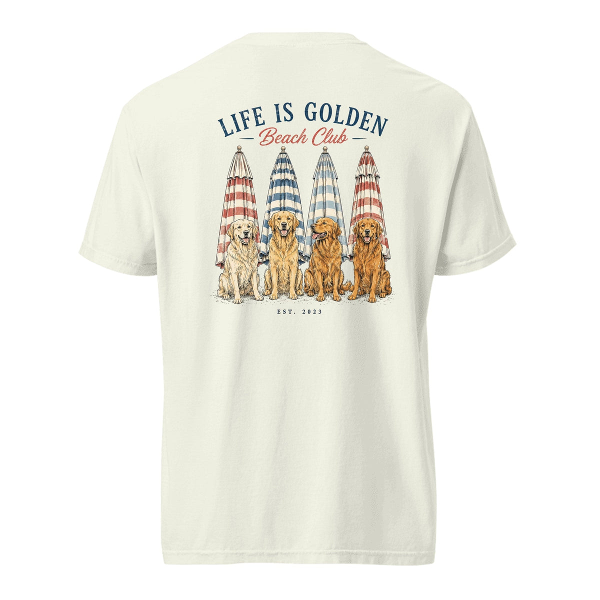The Umbrella Line Heavyweight Tee — Ivory